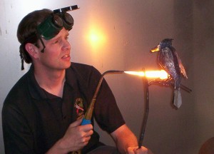 Ivan Isbister at work